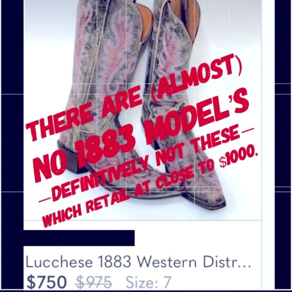 🛑 Buying Lucchese Cowboy Cowgirl Western Boots? Read this! - Picture 12 of 14